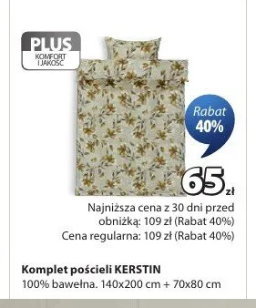 Komplet pościeli KERSTIN promocja w Jysk