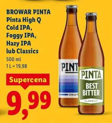 Piwo  Hazy IPA  promocja w Lidl