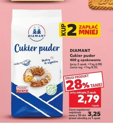 Cukier puder Diamant promocja w Kaufland