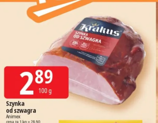 Szynka od szwagra Krakus promocja w Leclerc
