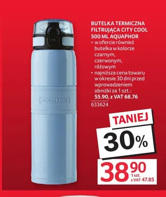 Butelka termiczna filtrująca City Cool 500 ml Aquaphor promocja w Selgros