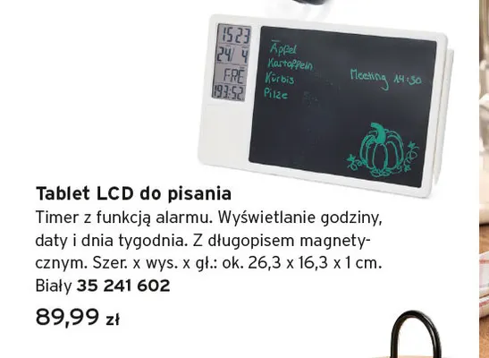 Tablet LCD do pisania promocja w Tchibo