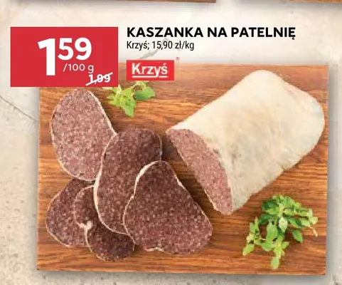 Kaszanka na patelnię Krzyś promocja w Stokrotka