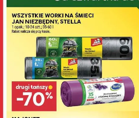 Worki na śmieci Jan Niezbędny, Stella promocja w Stokrotka