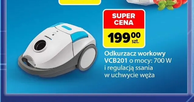 Odkurzacz workowy VCB201 Blaupunkt promocja w Carrefour