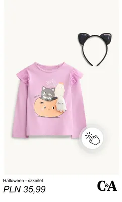 Halloween - szkielet C & A promocja w C&A