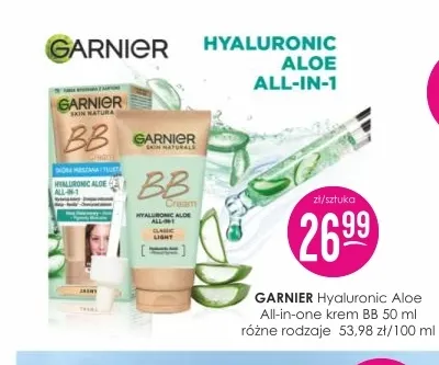 Krem BB Hyaluronic Aloe All-in-one Garnier promocja w Drogerie Jasmin