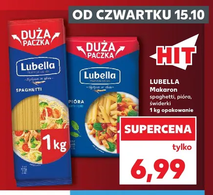 Makaron pióra Lubella promocja w Kaufland
