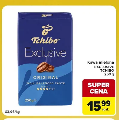 Kawa mielona Exclusive Tchibo promocja w Carrefour Market