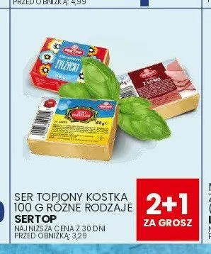 Ser topiony kostka Sertop promocja w Wafelek
