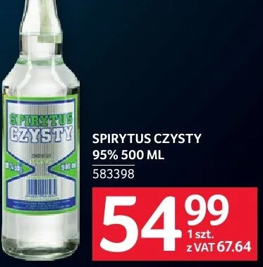 Spirytus Czysty 95% 583398 promocja w Selgros