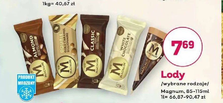 Lody Magnum promocja w Bliski