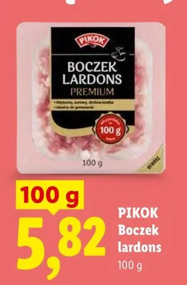 Boczek lardons Pikok Premium promocja w Lidl