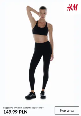 Legginsy z wysokim stanem SculptMove™ H & M promocja w H&M
