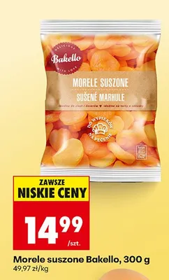 Morele suszone promocja w Biedronka