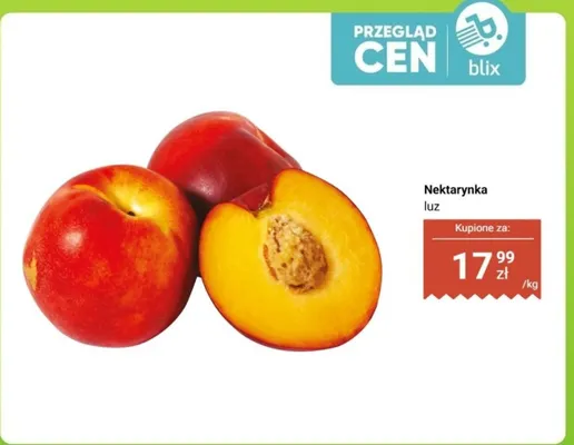 Nektarynka luz promocja w Dino