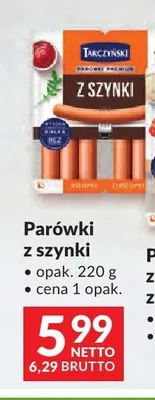 Parówki z szynki Tarczyński promocja w Makro