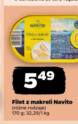 Filet z makreli Navito promocja w Netto