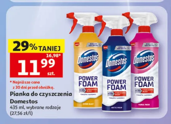Pianka do czyszczenia Domestos 435ml promocja w Auchan