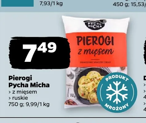 Pierogi ruskie Pycha Micha promocja w Netto
