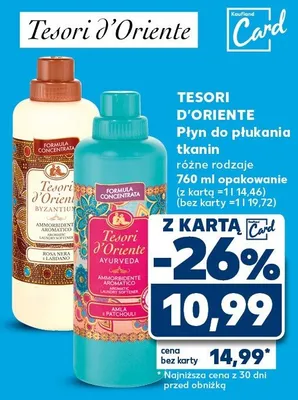 Płyn do płukania tkanin promocja w Kaufland