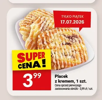 Placek z kremem promocja w Twój Market