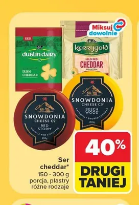 Ser cheddar Snowdonia Red Storm promocja w Carrefour