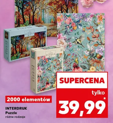 Puzzle różne rodzaje 2000 elementów promocja w Kaufland