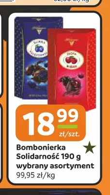 Bombonierka Solidarność promocja w Społem Częstochowa