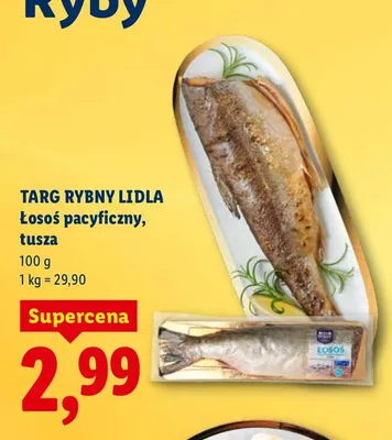 Łosoś pacyficzny, tusza promocja w Lidl