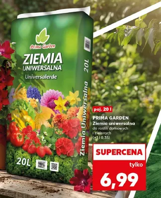 Ziemia uniwersalna do roślin domowych i zielonych Prima Garden promocja w Kaufland