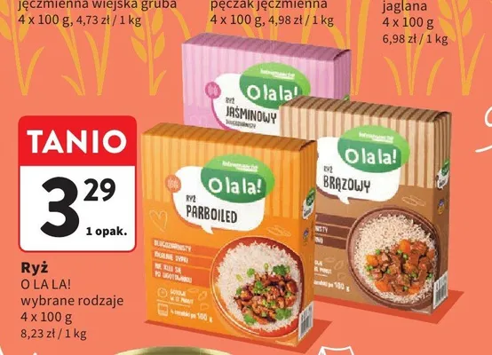 Ryż parboiled O la la! 4-pak promocja w Intermarche