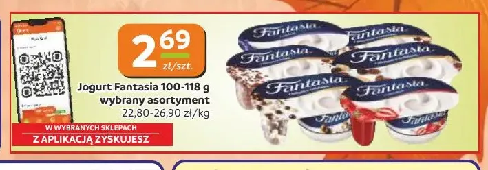 Jogurt Fantasia promocja w Gama