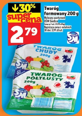 Twaróg formowany promocja w TOPAZ