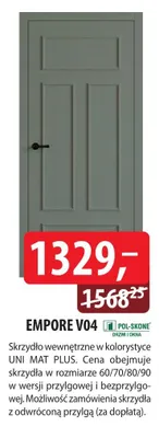 Drzwi EMPORE V04 POL-SKONE promocja w Dobre Dla Domu