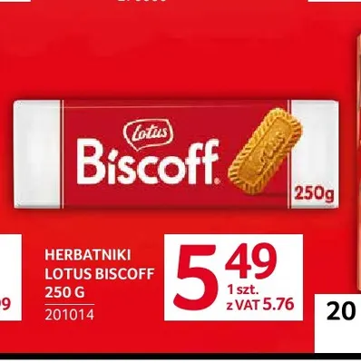 Herbatniki Lotus Biscoff promocja w Selgros