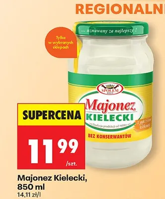 Majonez  Kielecki promocja w Biedronka