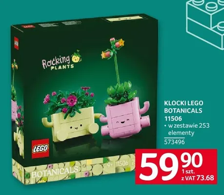 Klocki LEGO Botanicals 11506 w zestawie 253 elementy promocja w Selgros