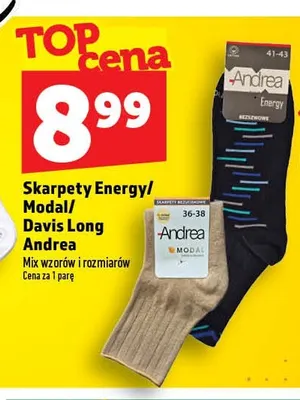 Skarpety Energy Andrea promocja w TOPAZ