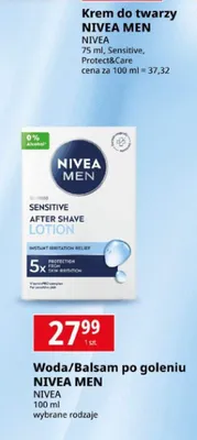 Balsam po goleniu Nivea Men Sensitive promocja w Leclerc