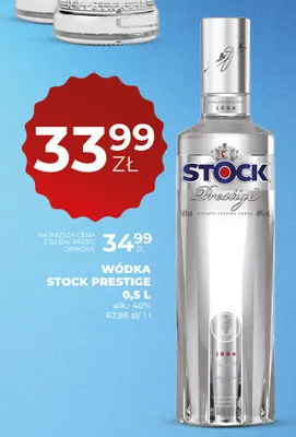 Wódka Stock Prestige promocja w Duży Ben