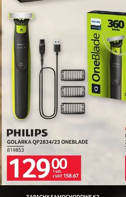 Golarka QP2834/23 OneBlade Philips promocja w Selgros