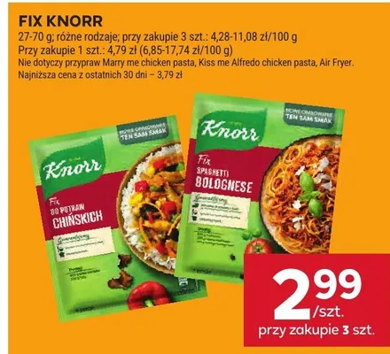 Fix Knorr promocja w Stokrotka