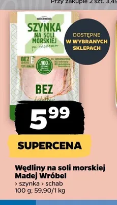 Schab na soli morskiej Madej Wróbel promocja w Netto