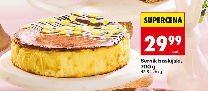 Sernik baskijski promocja w Biedronka