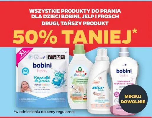 Produkty do prania dla dzieci Bobini, Jelp i Frosch Netto promocja w Netto