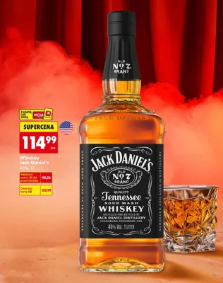 Whiskey Jack Daniel's promocja w Biedronka