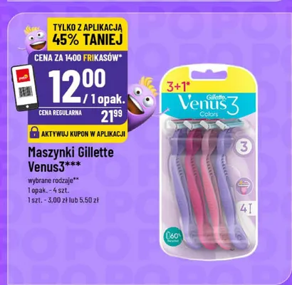 Maszynki Gillette Venus3 Colors promocja w POLOmarket