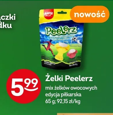 Żelki mix owocowych edycja piłkarska Peelerz promocja w Żabka