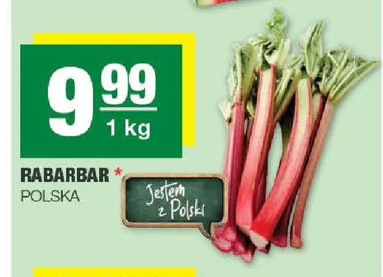 Rabarbar Polska promocja w SPAR